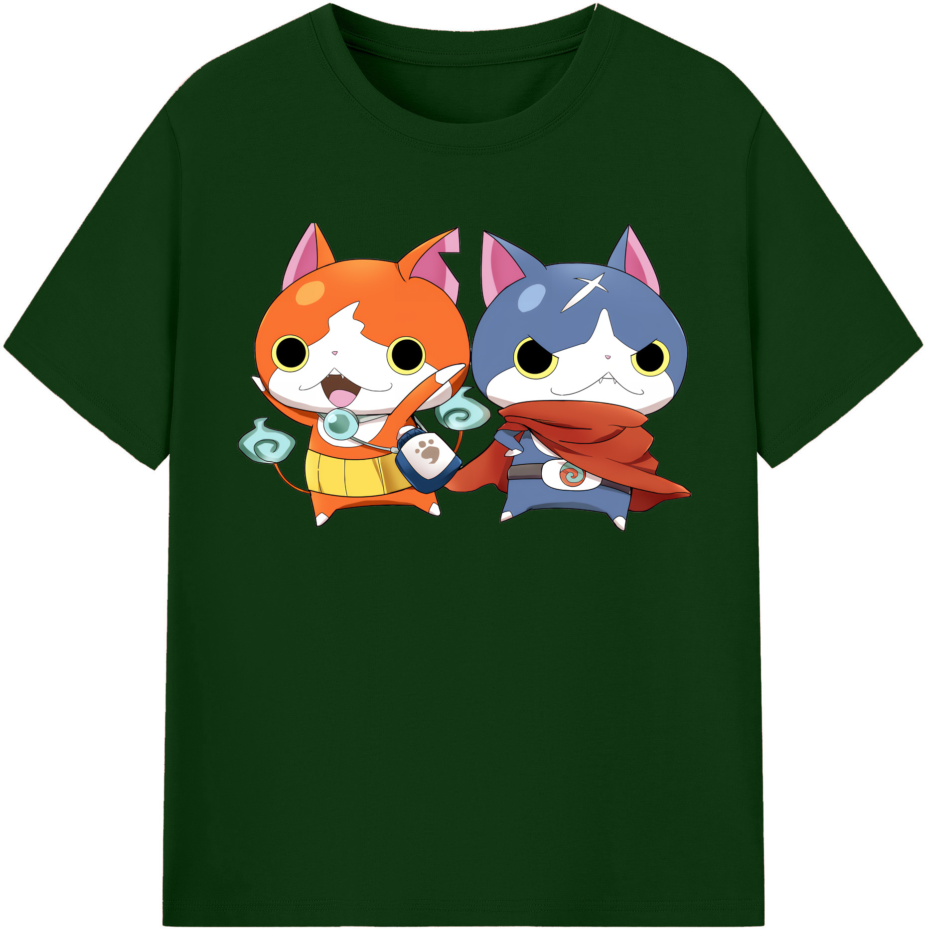 （画像用） 妖怪ウォッチ Yo-kai Watch 綿100％半袖Tシャツ（フロントプリント）